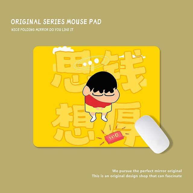 Crayon Small New Cartoon Cute Mouse Pad Girls small size Office Table Pad Computer Keyboard Pad Ins Style Table Pad detail 11