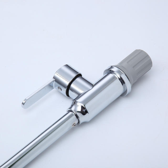 Kitchen Faucet Hot and Cold Stainless Steel Sink Faucet Perforated Ball Joint Large Curved Sink Hot and Cold Faucet detail 8