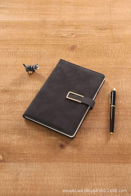 A5 Work Notebook, Cultural Creative Business Office Simple Ultra-Thick Notepad detail 5