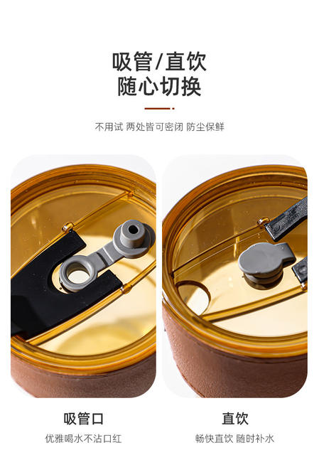 Free Shipping on Bamboo-Style Cups with Straws, Unique Beverage Coffee Cups, Instagram-Style High-Aesthetic Gift Cups, Glass Water Cups detail 7