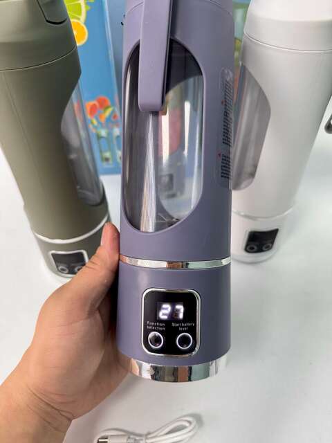 Cross-Border Juicer Cup with 12-Blade Composite, Fully Automatic Household Ice Crusher, Rechargeable Portable Juice Maker, Outdoor Travel Cup detail 7
