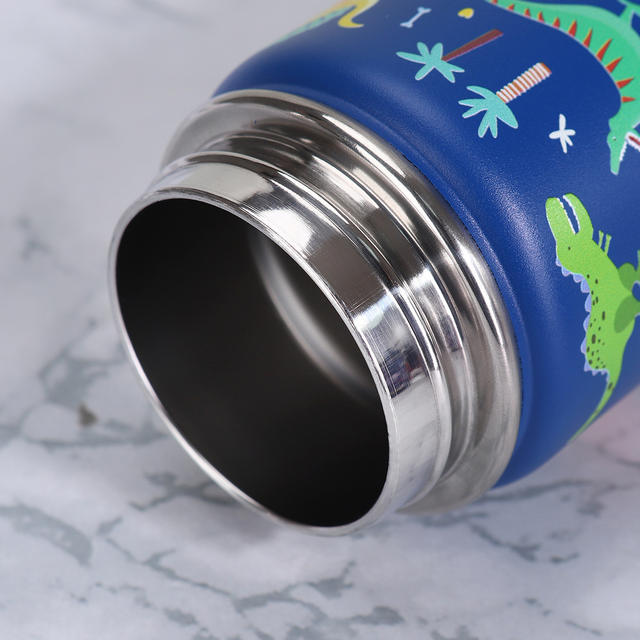 Cross-Border 12oz Cartoon Portable Space Flask Thermos Cup Custom-Made 304 Stainless Steel Outdoor Portable Vacuum Space Cup detail 11