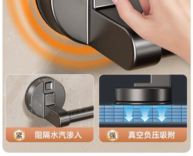 Suction Cup Bathroom Slipper Rack, No-Drill Bathroom Storage Rack, Shoe Organizer, Bathroom Slipper Draining Hanger detail 8