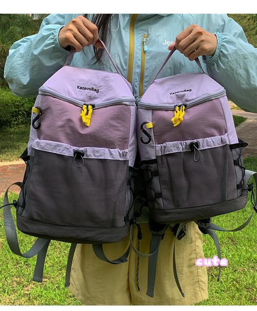 New Korean-Style Casual Sports Backpack, Outdoor Backpack, Hiking and Mountaineering Large-Capacity Travel Bag, Lightweight Commuting Bag detail 6