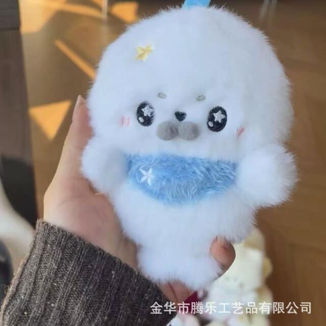 Tengle Cartoon Cute Full Body Seal Plush Pendant Keychain Doll Accessories Wholesale detail 3