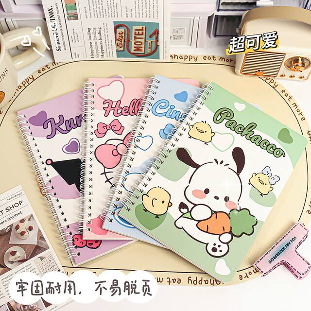 Cartoon Spiral Notebook Cute Creative A5 Loose-Leaf Notebook Stationery Wholesale High-Value Student Lined Diary Notebook detail 8
