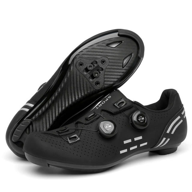 Cross-Border Plus-Size Couple Cycling Shoes with Hard Soles, Professional Cycling Shoes, Mountain Cycling Shoes, Sizes 37-47 detail 2
