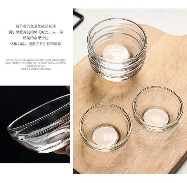 Transparent Glass Bowl, Transparent Salad Bowl, Essential Oil Bowl for Beauty Salons, Mask Bowl, Bowl for Stall Use, Special Bowl for Bowl Cake detail 9