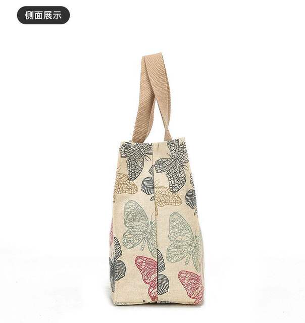 Ins-Style Canvas Tote Bag, Fashionable Crossbody Bag, Trendy for Going Out, Japanese Style, Office Worker, Lunch Bag, Mom's Handbag detail 3