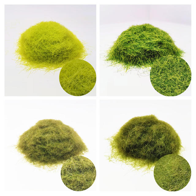 Building model materials nylon grass powder DIY handmade sand table landscape simulation turf detail 5