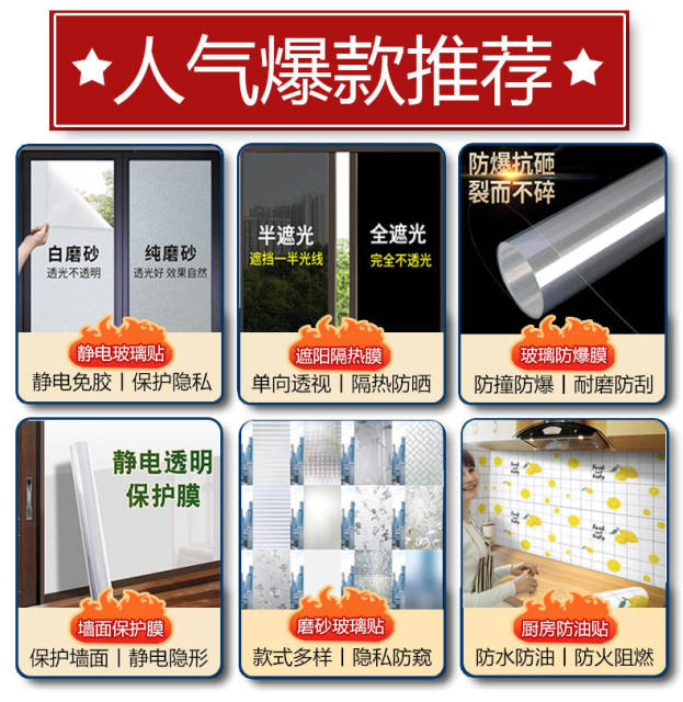 Electrostatic Whiteboard Wall Sticker Magnetic Adsorption Blackboard Sticker Graffiti Drawing Writing Board Children's Wipe Wall Removable detail 5