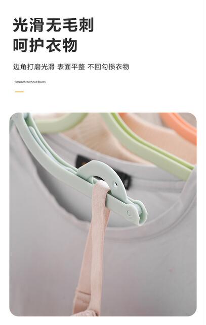 Folding Clothes Hanger for Travel, Outdoor Use, Business Trips, Portable Home Use, Student Dormitory Drying Rack, Foldable Underwear and Socks Rack detail 6