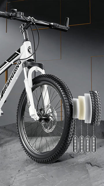 Mountain Bike Student Bike for Older Children, Single-Speed and Variable-Speed Options, Suitable for Boys and Girls Aged 8-16, Safe and Lightweight for Riding detail 10