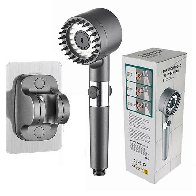 Wear spray pressurized shower head shower suit wholesale household handheld shower head bathroom bracket wholesale detail 12