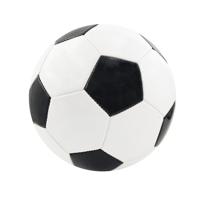 Football wholesale children No. 3 No. 4 No. 5 adult primary and secondary school students training competition world cup black and white PVC machine sewing PU detail 11