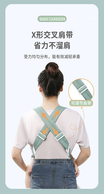 Lightweight Dual-Purpose Baby Carrier, Lightweight and Breathable Baby Carrier, Multifunctional and Labor-Saving Tool for Carrying Babies When Going Out detail 8