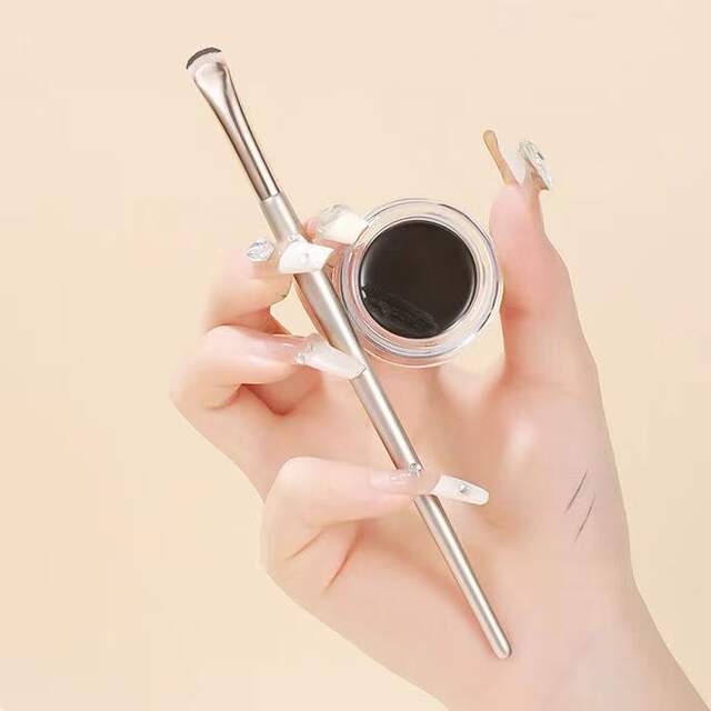 Crescent-Shaped Eyeliner Brush, Silkworm Brush, Highlight Brush, Eye Brush, Eye Shadow Brush, Thin and Fine Blade Eyelid Makeup Brush detail 8