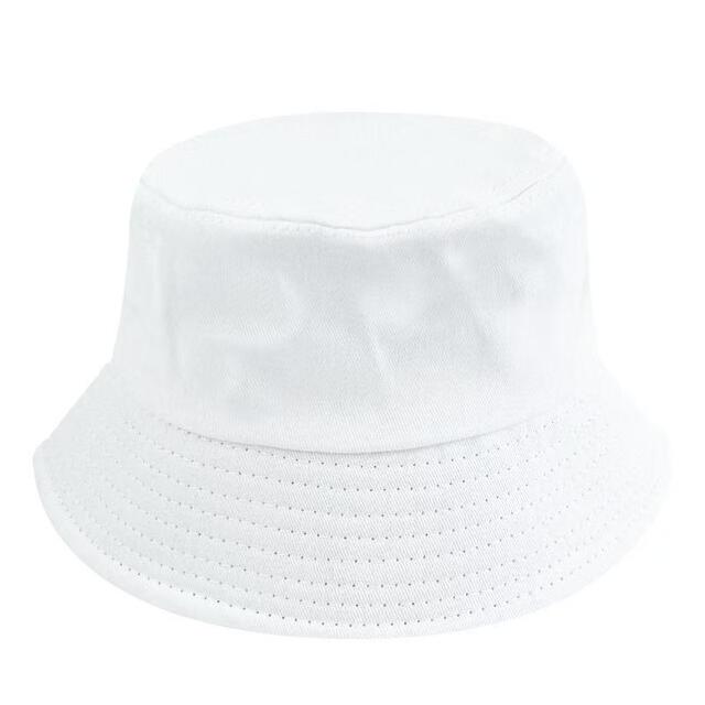 Pure Cotton Fisherman Hat Adult Sunshade Hat Tie-Dye Special White Hat Children's Baseball Cap Parent-Child Printed Logo detail 8