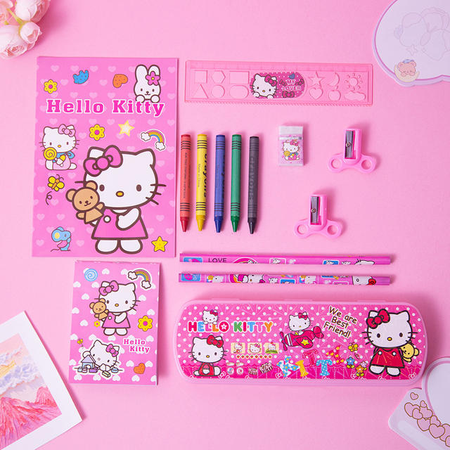 Sanrio children's stationery suit cartoon six-piece graduation gift primary school gifts prizes suit wholesale detail 2