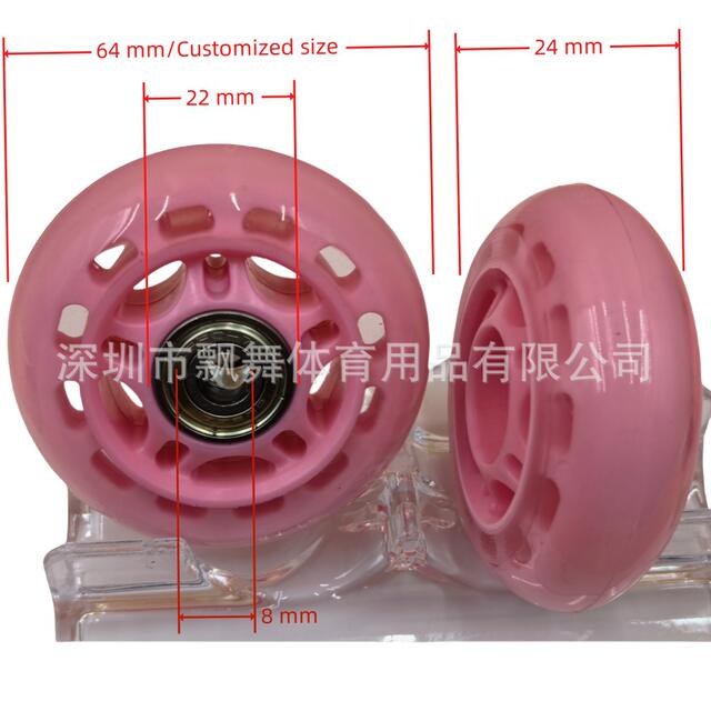 Skate Wheels Pu Wheels Rubber Non-Slip Silent Wear-Resistant Bearing Kidsren's Adult Roller Skates Roller Skate Accessories detail 8
