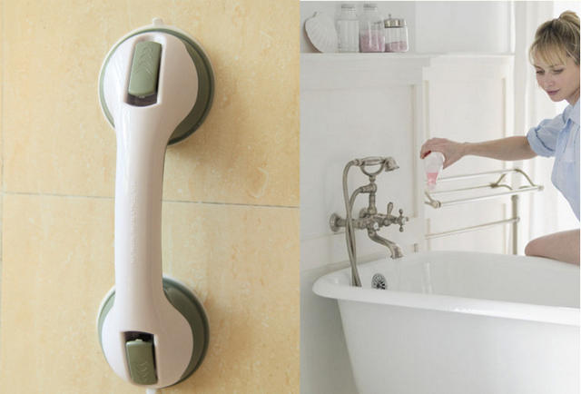 TV products bathroom handrail to prevent falling suction cup handle bathroom jar children's handle glass door and window handle for the elderly detail 11