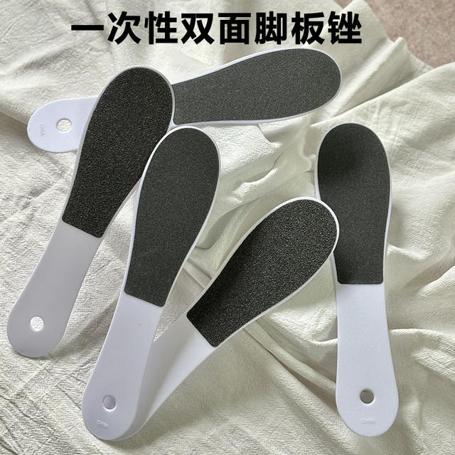Disposable Foot Scrubber to Remove Dead Skin and Calluses, Sandpaper, Foot Grinding Stone, Foot Washing Brush, Manicure and Pedicure Tool, Double-Sided Scrubber