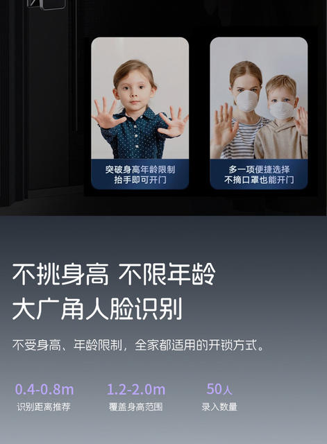 Tuya Smart Lock, Home Smart Door Lock, Fingerprint Lock, Fingerprint Password Lock, Entry Door Lock, Anti-Theft Door Lock, Cross-Border detail 5