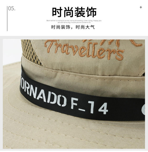 Hat new men's hat outdoor mountaineering sunscreen hat British gentleman hat western cowboy hat wholesale detail 11