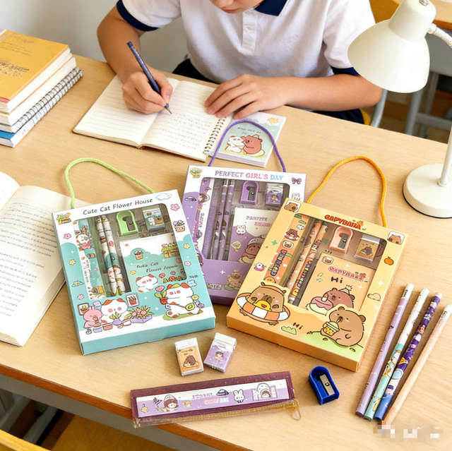Children's Stationery Gift Set, Surprise Stationery Gift Box for Primary School Students, Small Gifts for the Whole Class in the Beginning of the School Year in Kindergarten detail 8