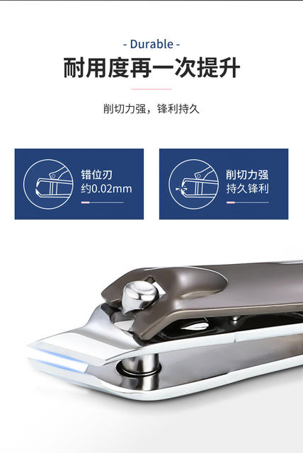 Jindar Japanese American large flat nail clippers hawk beak oblique nail clippers single home portable nail clippers wholesale detail 6