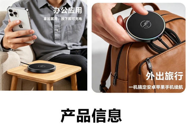 Cross-Border Strong Magnetic 25W Ultra-Thin Magsafe Wireless Fast Charger Suitable for Apple and Huawei Mobile Phones Magnetic Wireless Charger detail 10