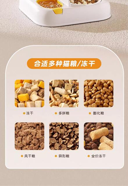 New Automatic Cat Feeding and Water Feeding Dog Bowl Cat Basin Two-In-One Water Dispenser Cat Bowl Pet Supplies Wholesale detail 6