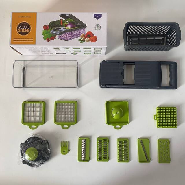 Vegetable Chopper, Various Kitchen Gadgets, New Vegetable Cutter, Salad Shredder, Dicer, Multifunctional Kitchen Vegetable Cutter detail 4