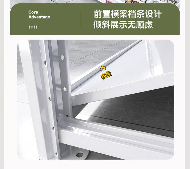 Huangqiu Bead Art Display Rack, Glasses Case Display Stand, Shoe Rack, Hardware Tool Rack, Warehouse Storage Rack Wholesale detail 11