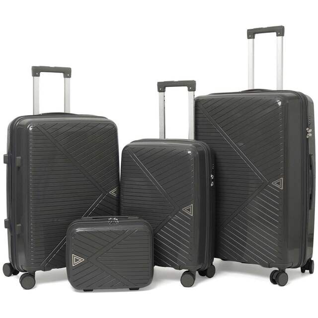 Ultra-Light Travel Suitcase Password Lock Pp Set Foreign Trade Luggage Zipper Large Capacity Carry-On Suitcase with Universal Wheels detail 9