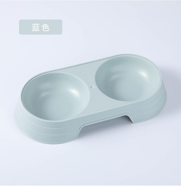 Dual-purpose Double Bowl Dog Bowl Cat Bowl Pet Bowl Pet Divided Drinking Water Feeding Cat Pet Supplies Popular Wholesale detail 7