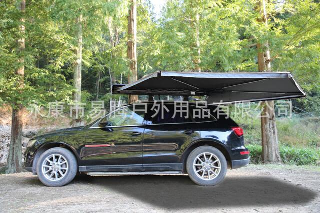 Car Side Canopy Aluminum Shell Suv Side Tent 270-Degree Quick-Open Sunshade Outdoor Camping Rainproof Sun Protection Car Tent detail 6