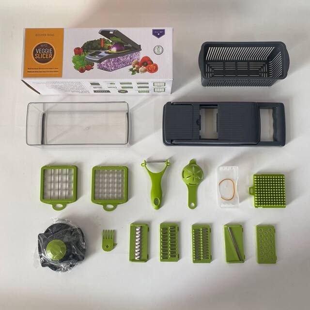 Vegetable Chopper, Various Kitchen Gadgets, New Vegetable Cutter, Salad Shredder, Dicer, Multifunctional Kitchen Vegetable Cutter detail 1