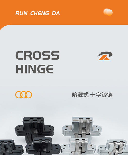 Invisible Hinge Cross Hinge Concealed Door Wooden Door Concealed Hidden Three-Dimensional Adjustable Door Hinge Zinc Alloy Concealed Hinge detail 1