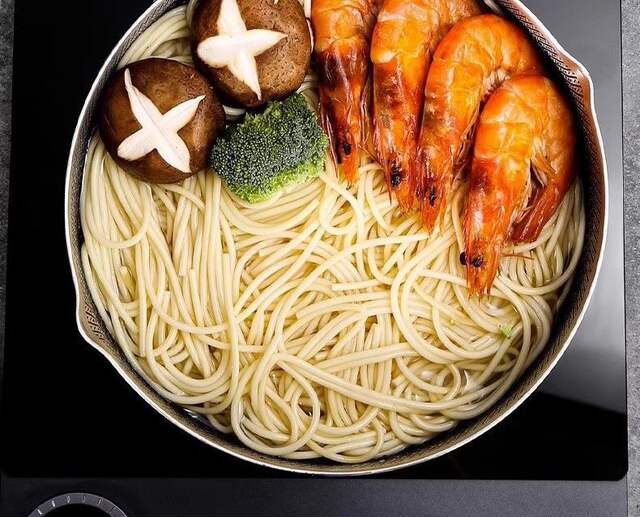 Xueping Pot Stainless Steel Milk Pot Baby Food Supplement Pot Household Wok Multi-Functional Uncoated Non-Stick Noodle Pot Soup Pot detail 8