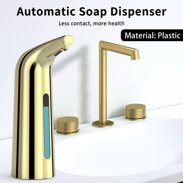 Battery-Powered Countertop Soap Dispenser for Home Bathroom, Automatic Sensor Shower Gel Dispenser, Direct from the Source Factory, in Stock detail 12