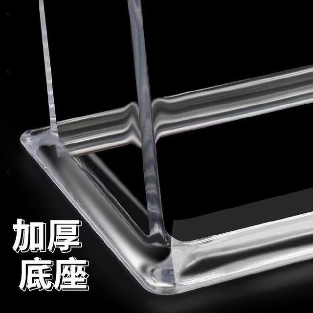Acrylic Single Layer Transparent Business Card Holder Storage Box Office Desk Rack Box Business Card Rack Display Rack detail 6