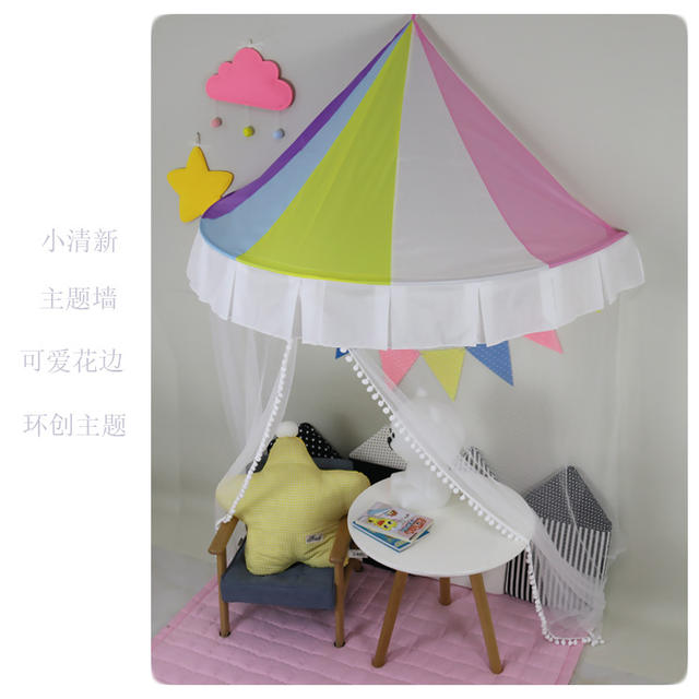 Children's Tent Indoor Kindergarten Huanchuang Theme Game House Reading Corner Reading Area Wall Bedside Decoration detail 9