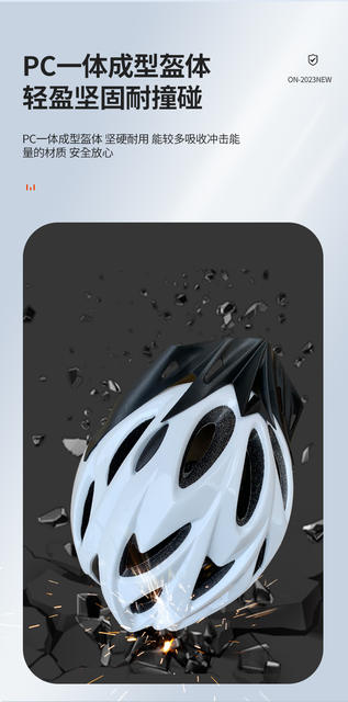 Factory spot wholesale men's and women's outdoor cycling roller skating road bike takeaway driving one-piece helmet detail 4