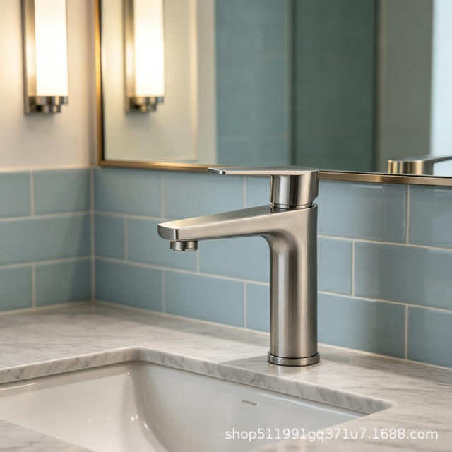 Cross-Border Foreign Trade 304 Stainless Steel Washbasin Faucet Bathroom Basin Faucet Hot and Cold Dual-Use detail 3