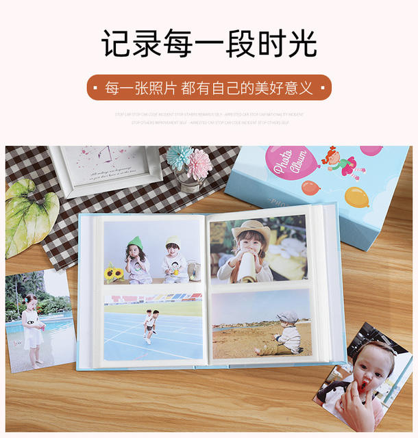 Photo Album Family Version Interstitial Large Capacity 6inch Kidsren's Baby Growth Commemorative Album Graduation Photo Storage Album detail 8