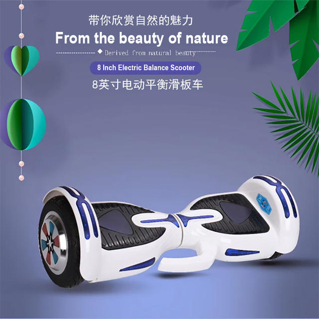 Children's self-balancing car 8 inch torsion car electric scooter two-wheel balance car adult somatosensory scooter blue detail 2