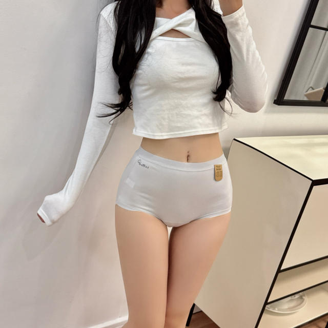 7A Xinjiang long-staple cotton cotton extended crotch women's physiological pants menstruation hip anti-side leakage girl's peace of mind pants detail 1