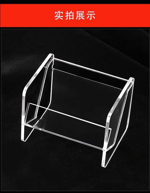 Acrylic Business Card Holder, Transparent Business Card Stand, Exhibition Card Box, Business Card Box for Office Desk, Multi-Layer Customization detail 11