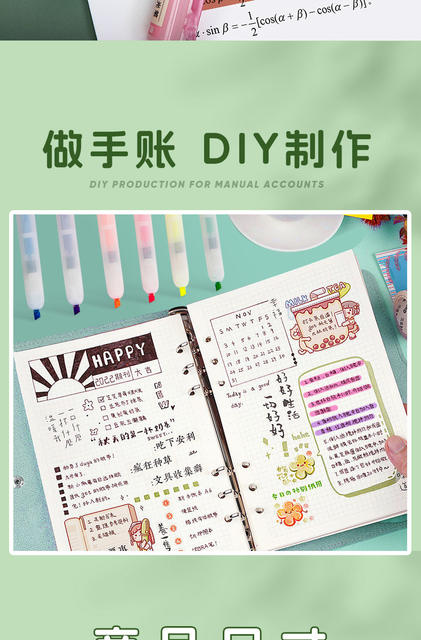 Dianshi Ds-805S Easy-To-Use Highlighter Pen for Students, Colored Marker Pen, Stationery Wholesale detail 9